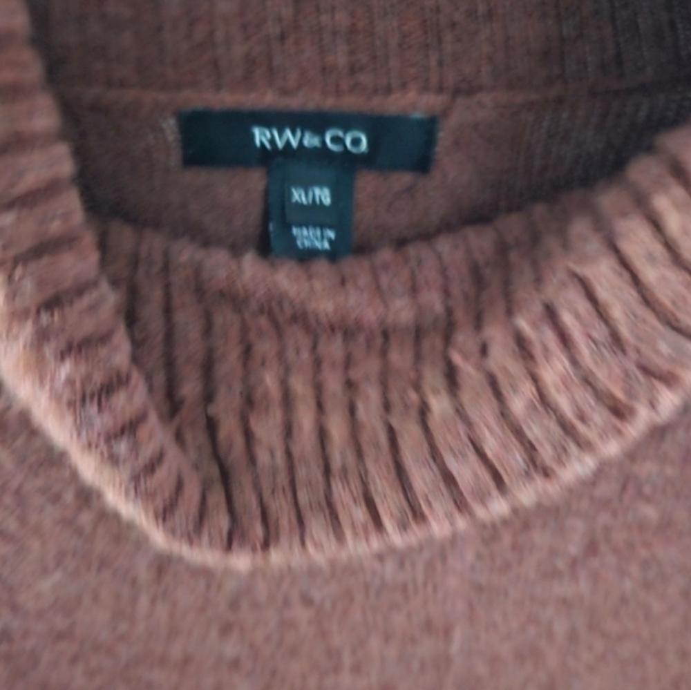 RW&CO. Long-SleevedTurtleneck Knit Sweater Dress - Picture 5 of 7